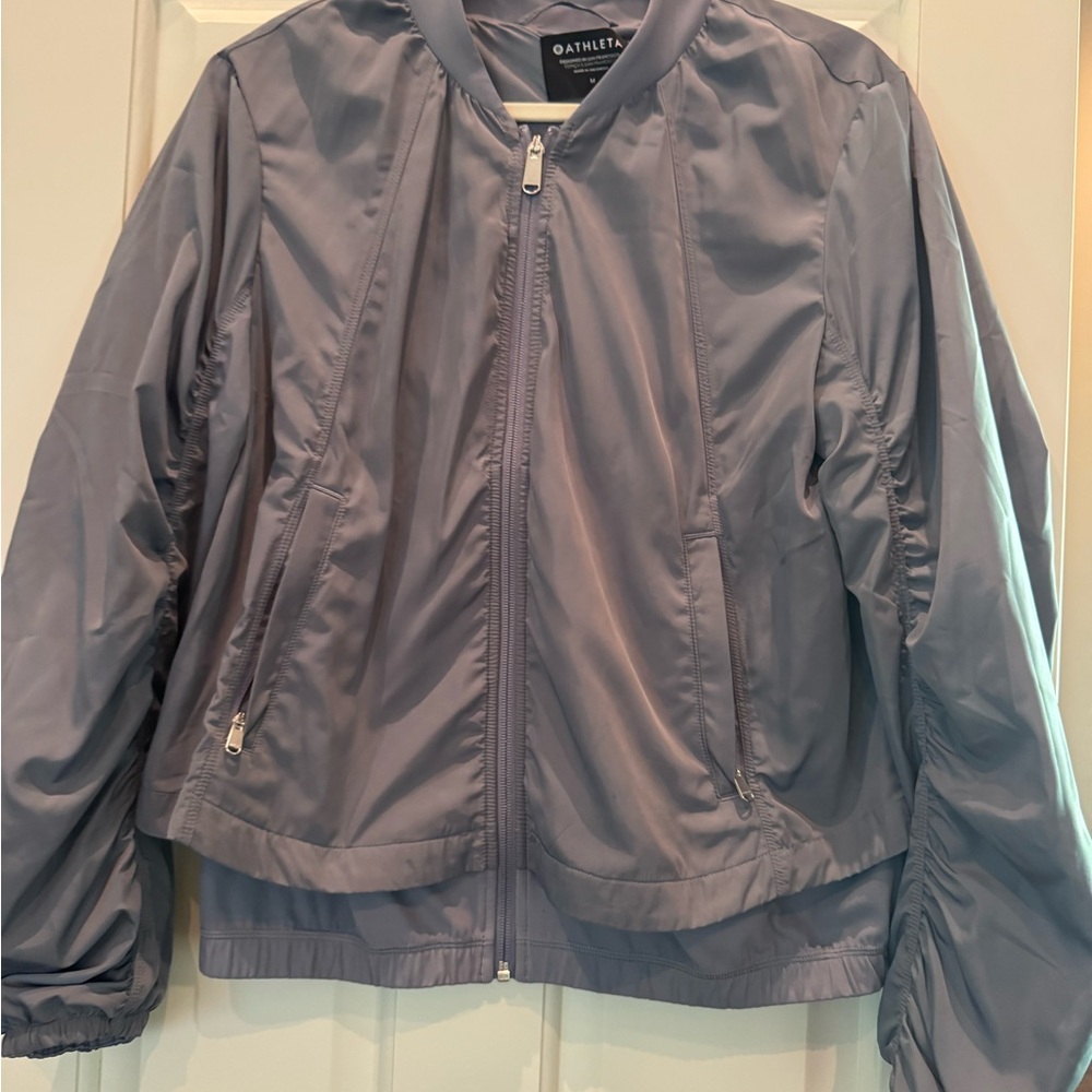 Athleta Gray Utility Jacket